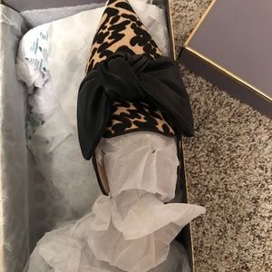Louise Et Cie leopard mules - new with box!